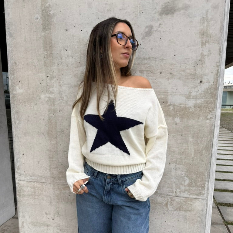 Sweater Star - Crudo