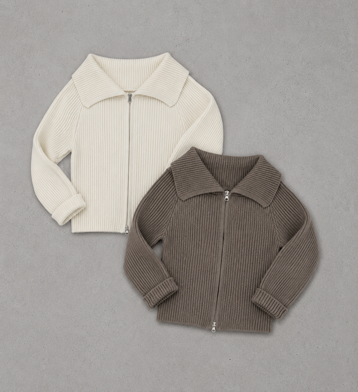 Campera Tejida Sara - Visón