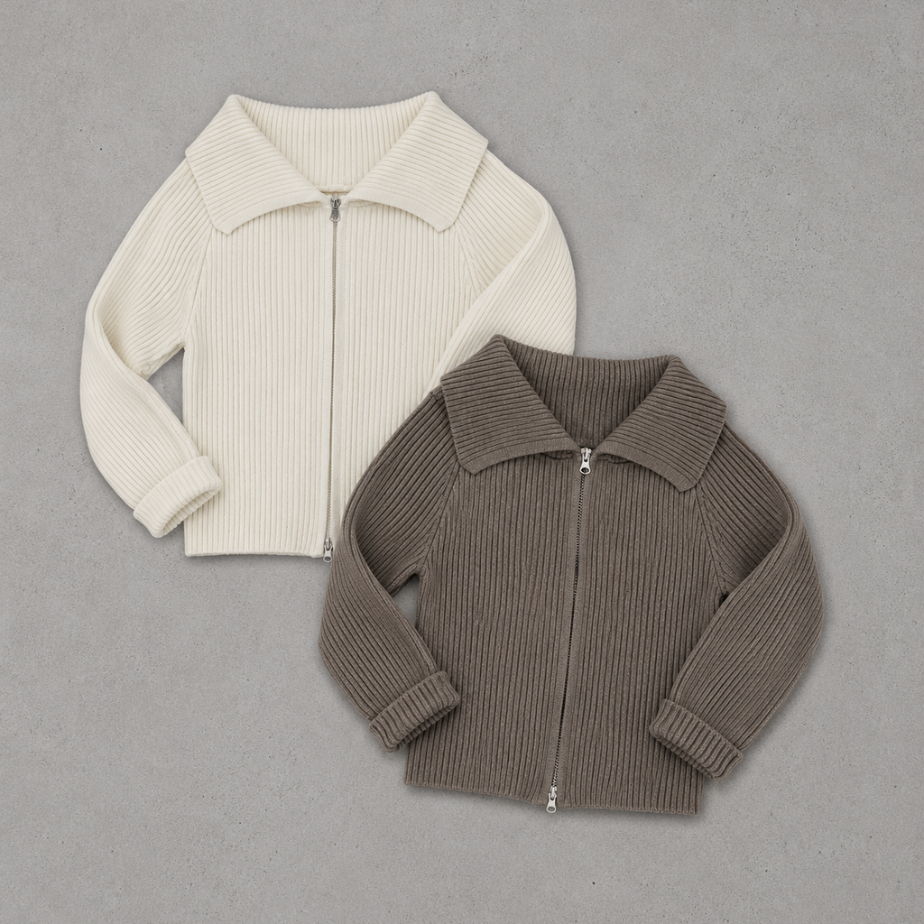 Campera Tejida Sara - Crudo