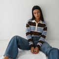 Sweater Polo Milan - Celeste