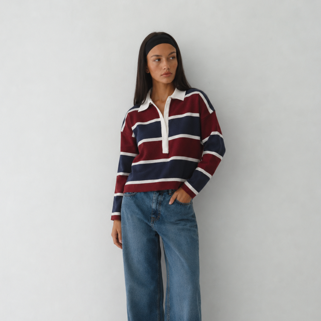 Sweater Polo Milan - Azul