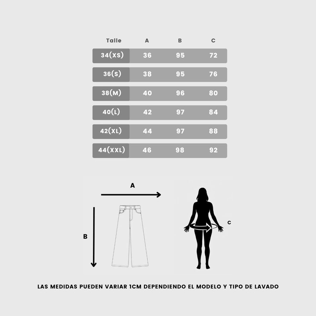 Jean Wide Leg Storm