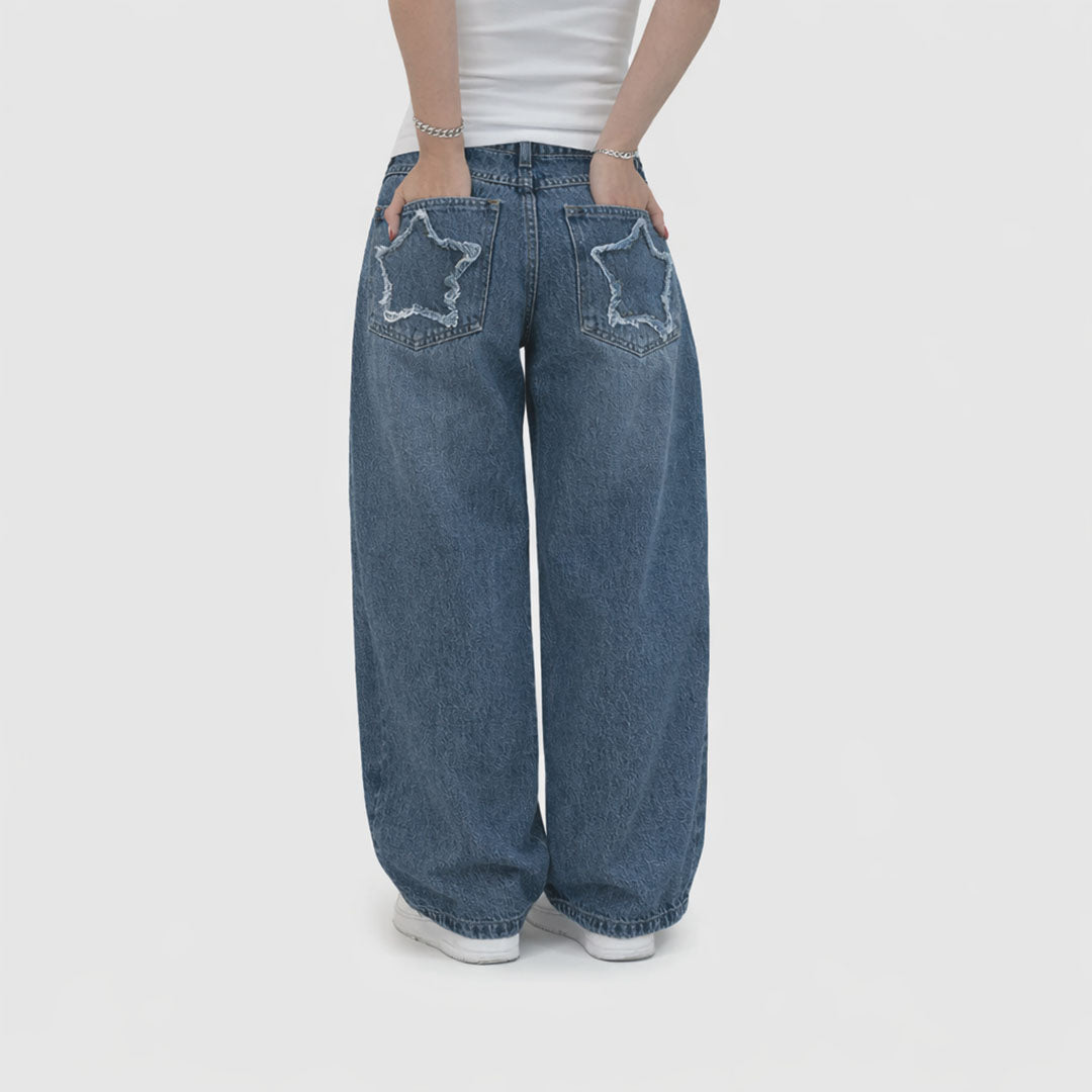 Jean Baggy Blue Star